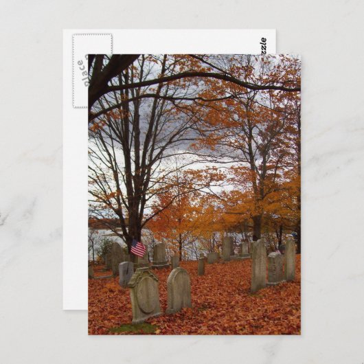 Riverside begraafplaats, New Castle, NH Briefkaart (Voorkant / Achterkant)