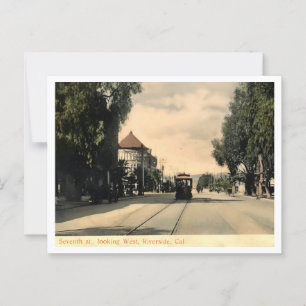 Riverside CA, 7th Street View AI Verbeterd Briefkaart