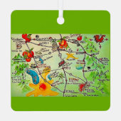 Riverside CA Colorful Ornament (Achterkant)