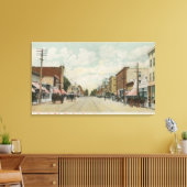 Riverside, CA Main Street Uitzicht die Noord kijkt Canvas Afdruk (Insitu (Woonkamer))