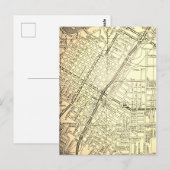 Riverside, CA  Map Briefkaart (Voorkant / Achterkant)