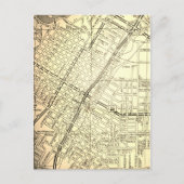 Riverside, CA  Map Briefkaart (Voorkant)