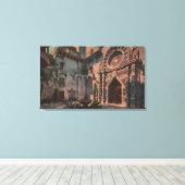 Riverside, CA - Uitzicht van Mission Inn Courtyard Canvas Afdruk (Insitu (Houten vloer))