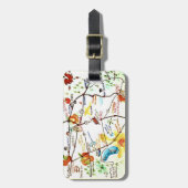 Riverside CA Vintage Map  Bagagelabel (Voorkant verticaal)