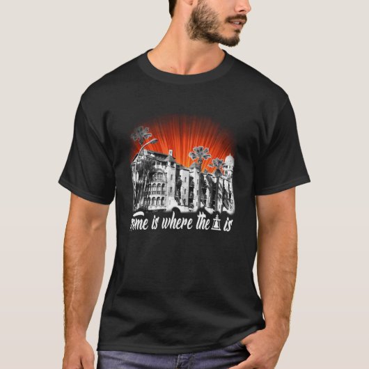 Riverside California Mission Inn T-shirt (Voorkant)