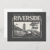 RIVERSIDE CALIFORNIA - MOUNT RUBIDOUX BRIEFKAART (Voorkant / Achterkant)