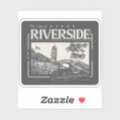 RIVERSIDE CALIFORNIA  - MOUNT RUBIDOUX STICKER (Vel)