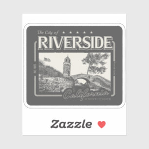 RIVERSIDE CALIFORNIA - MOUNT RUBIDOUX STICKER