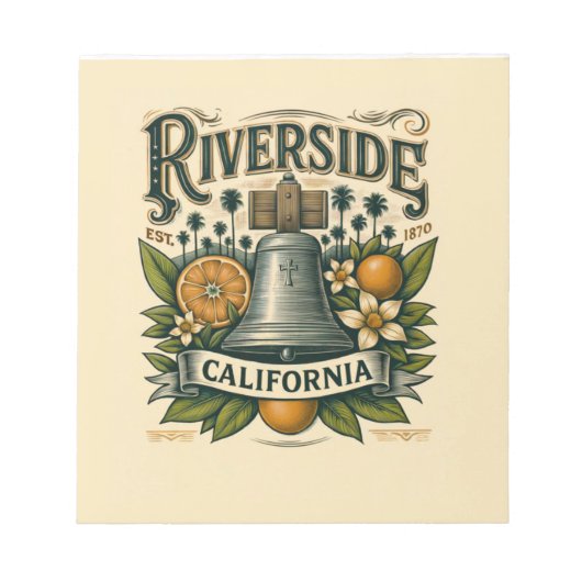 Riverside California  Notitieblok (Voorkant)