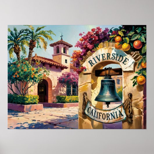 Riverside California Poster (Voorkant)