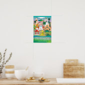 Riverside, California Print (Keuken)