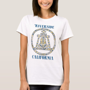 Riverside, California Raincross T-shirt