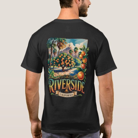 Riverside California T-shirt (Achterkant)