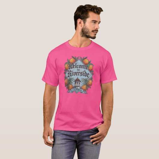 Riverside California T-shirt (Voorkant volledig)