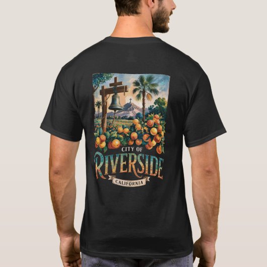 Riverside California T-shirt (Achterkant)