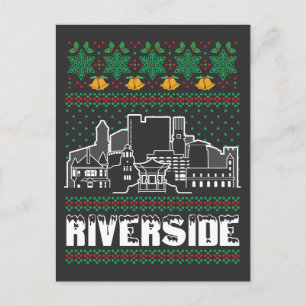 Riverside California Ugly Christmas Briefkaart