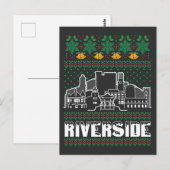 Riverside California Ugly Christmas Briefkaart (Voorkant / Achterkant)