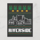 Riverside California Ugly Christmas Briefkaart (Voorkant)