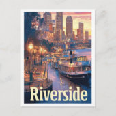 Riverside California USA Art Vintage Travel Briefkaart (Voorkant)