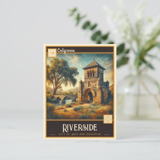 Riverside, Californië |  BRIEFKAART (Staand voorkant)