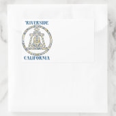 Riverside, Californië - een onderscheiding Rechthoekige Sticker (Tas)