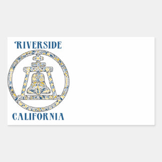 Riverside, Californië - een onderscheiding Rechthoekige Sticker