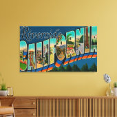 Riverside, Californië - Grote Letter-scènes Canvas Afdruk (Insitu (Woonkamer))