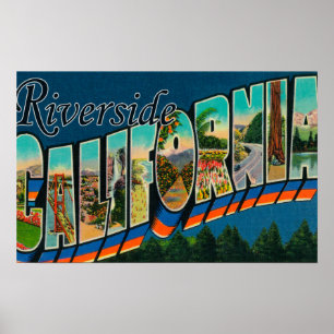 Riverside, Californië - Grote Letter-scènes Poster