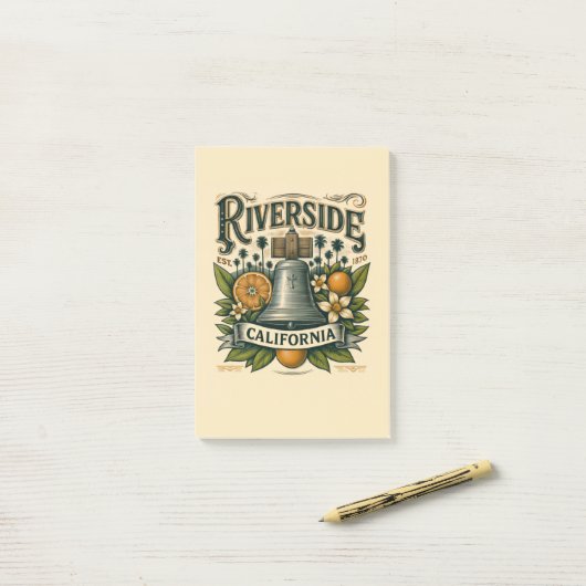 Riverside Californië  Post-it® Notes (Op bureau)