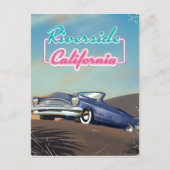 Riverside Californië reisposter Briefkaart (Voorkant)