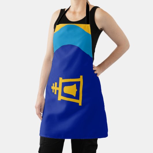 Riverside City flag Apron Schort (Insitu)