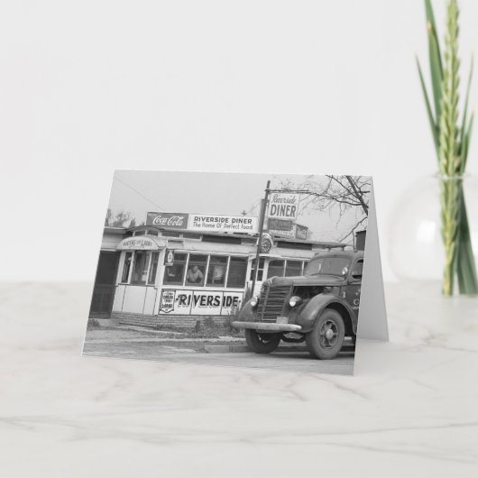 Riverside Diner, 1941 Kaart (Voorkant)