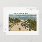 Riverside Drive, Hudson River, NY Briefkaart (Voorkant / Achterkant)