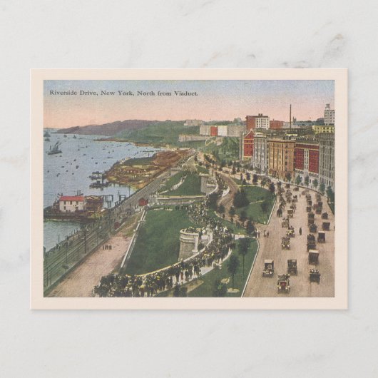 Riverside Drive New York Briefkaart (Voorkant)