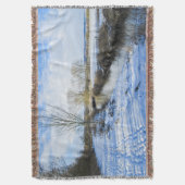 Riverside Engels Winter Walk - Gepersonaliseerd Deken (Voorkant Verticaal)