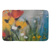 Riverside – Expressieve Abstracte Weide Badmat (Voorkant)