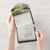 Riverside Fairytale Boek Huwelijksuitnodiging All In One Uitnodiging (Afscheurbaar)