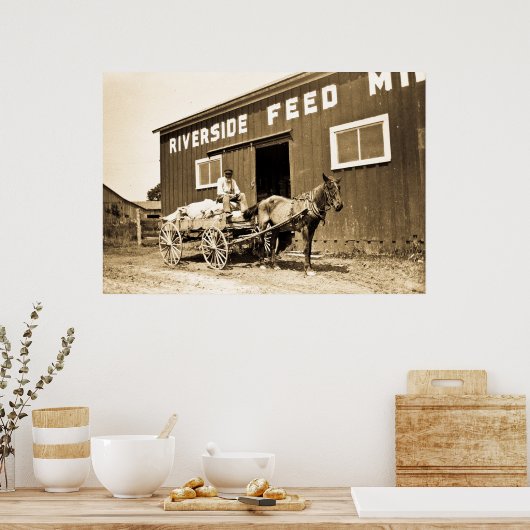 Riverside Feed Mill Poster (Keuken)