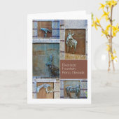 Riverside Fountain Figures fotocollage Reno, NV Kaart (Gele Bloem)