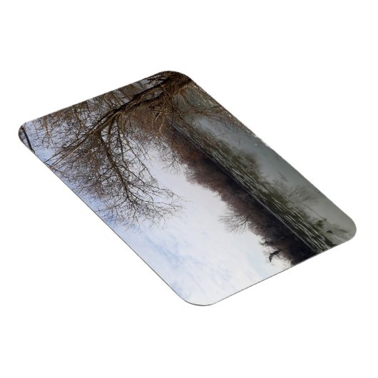 Riverside in de winter magneet (Rechterzijde)