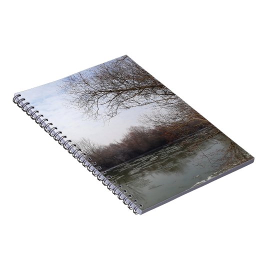 Riverside in de winter notitieboek (Rechterzijde)