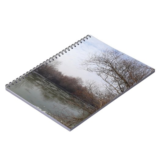 Riverside in de winter notitieboek (Linkerzijde)