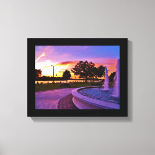 Riverside Park Canvas Afdruk