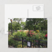 Riverside Park Garden New York City NYC Briefkaart (Voorkant / Achterkant)