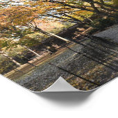 Riverside Park Herfst Foliage New York Autumn NYC Poster (Hoek)