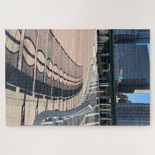 Riverside Park Pier Shadows New York City NYC Legpuzzel (Horizontaal)