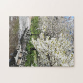 Riverside Park Spring Cherry Blossom New York NYC Legpuzzel (Horizontaal)