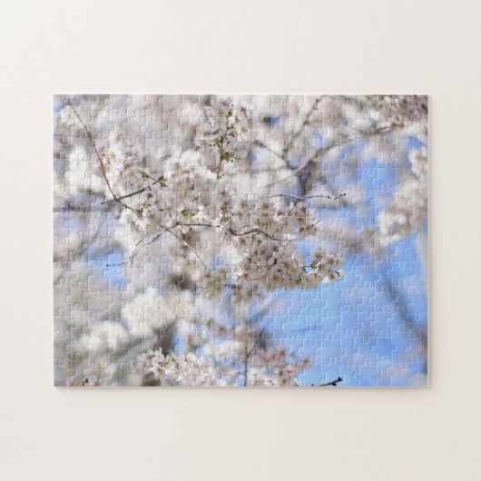 Riverside Park Spring Cherry Blossom New York NYC Legpuzzel (Horizontaal)