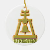 Riverside Raincross Keramisch Ornament (Voorkant)