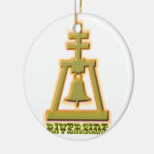 Riverside Raincross Keramisch Ornament (Links)